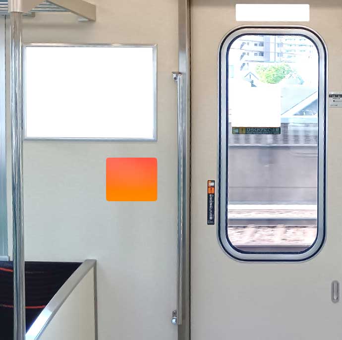 ドア横ステッカー